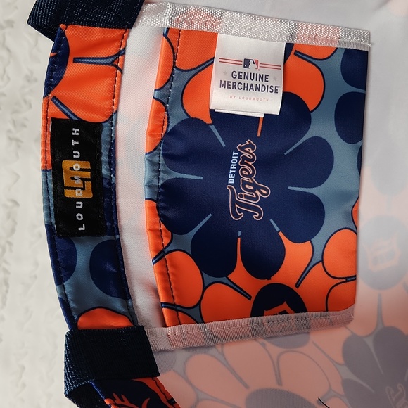 Loudmouth Cooperstown Collection Detroit Tigers Flower Power Retro Tote Bag NWT - Picture 12 of 15